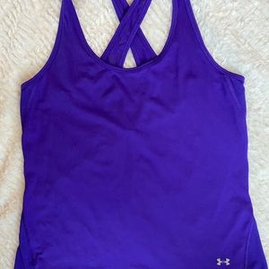 Under Armour purple racerback tank top